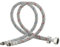 ‎Haiba Pack of 2 Kitchen/Basin Monobloc Mixer Tap Connectors Flexi Pipes Tails British Standard Pipe M10 x1/2 Fitting 600mm Long (Silver Pipes)