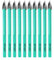 LEKOMESH Masonry Concrete Drill Bits - 10pcs 3/16Inch (5mm) Carbide Drill Bits Tip for Wood, Plastic, Masonry, Ceramic Tile, Concrete, Marble, Triangle Shank