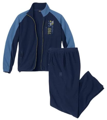 ATLAS FOR MEN - Jogging-Anzug aus Fleece - Herren Trainingsanzug - Jogging Anzug - Track Suit - Sport Anzug Herren - Tracksuit Herren - In großen Größen erhältlich