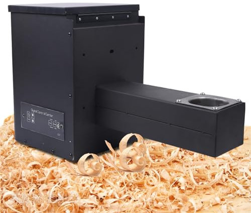 Elektrischer Pellet-RäUcherofen, Digitaler RäUcherofen, Pellet-Bbq-RäUchertrichter, Bausatz Zum Grillen, RäUchern, Backen, Braten, Schmoren, Grillen