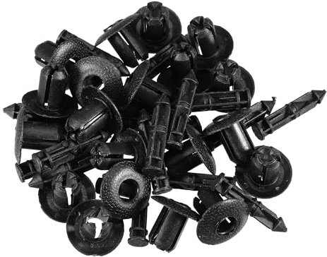 Motoforti Frontstoßstangen-Kühlergrill-Luftabweiserstützclip, für Volvo XC90 2003-2023, Kunststoff, Nr. 3533394/9046707076C0, Schwarz, 20 Stück