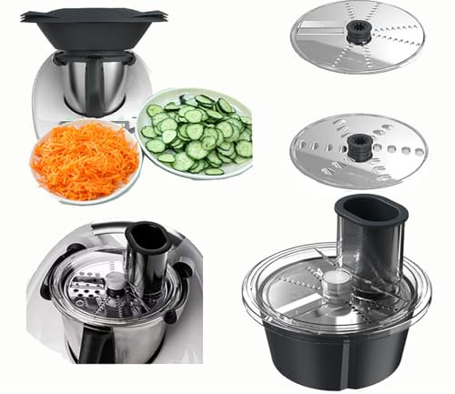 Ensemble de coupe de légumes Accessoires pour Thermomixer T M5 T M6 en acier inoxydable Robot de cuisson multifonction Lame de coupe A+B
