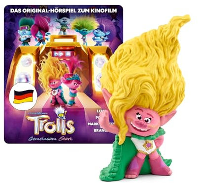 tonies Hörfiguren für Toniebox, Trolls Viva – Gemeinsam Stark, Hörspiel für Kinder ab 5 Jahren, Spielzeit ca. 70 Minuten