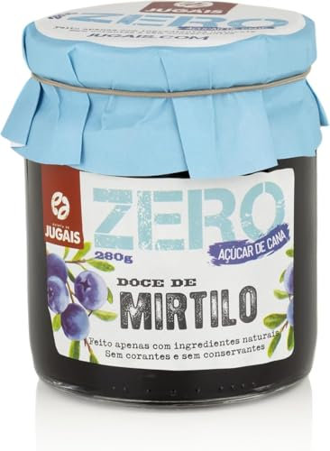 Marmellata di Mirtilli Zero | 100% Naturale Senza Zuccheri Aggiunti | Gusto Autentico di Mirtilli | Ideale per Colazioni e Dolci Leggeri | 280 g