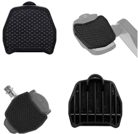 ZHYUAN 1 Paar Klickpedale,Pedalkonverter,Flache Pedalen Clipless,Pedalaufsatz Adapter,Ersatz Pedalkonverter,Ändert Klickpedale zu Flats,Pedal Plate für klick-Pedale,für Grip und Komfort