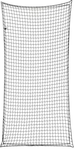 vidaXL Anhängernetz, Hängernetz mit Gummiseil, Abdecknetz für Anhänger, Transportnetz Ladungssicherungsnetz Gepäcknetz, Schwarz 7x3,5m PP