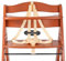 Hochstuhl 5-Punkt Gurtsystem, 1 Set, kompatibel mit Hauck, Stokke Tripp Trapp, Roba, uvm., in Beige, Gurt mit Brustclip, verstellbarer Kinderhochstuhl Sicherheitsgurt, Hochstuhlgurt 5 Punkte System