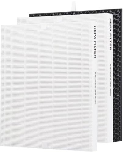 AP-1512HHS Replacement Filter for Coway Airmega AP-1512HH AP-1512HHS Air Purifiers and Airmega 200M Air Purifier, 2 Pack H13 True HEPA and High efficiency Activated Carbon Filter