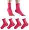 YueJieSelected 2-Pairs Kompressions Socken,für Kompressionssocken Damen,Kompressionssocken Herren,Kompression Socken (DE/NL/SE/PL, Alphanumerisch, L, XL, Regular, Regular, Rosarot)