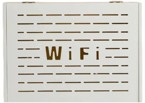 Wireless WiFi Router Aufbewahrungsbox Ohne Bohren Kabel Router Aufbewahrungsbox Regal Wandbehänge Halterung Kabel Organizer TV Set-Top Box Wandaufbewahrung Dekorative Box(C,47 * 37cm)