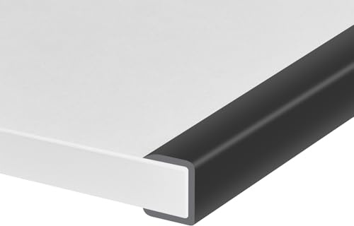 Gummi-Kantenverkleidung, selbstklebender Kantenschutz für Sperrholz, Schrank und Schublade, Größe 19 mm, U-förmiges Kantenband für Holzplatten, passend für 18–20 mm, Länge 3 m
