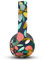 Head Case Designs Offizielle Ninola Farbige Blumenblaetter Gruen Gemischt Vinyl Haut Aufkleber Abziehbild Abdeckung kompatibel mit Sony Playstation PS Pulse 3D Headset