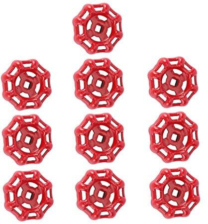 Homoyoyo 10stücke Handrad Für Absperrventil Gusseisen Griff Ball Hand Rad Metallgriff Für Wasserarmatur Einfaches Öffnen Schließen Mit Geringem Kraftaufwand Zuverlässige Abdichtung Lange Le