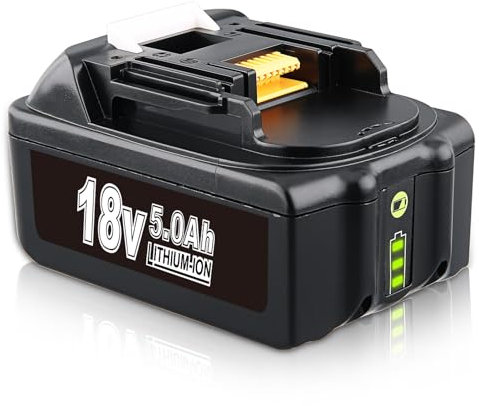 5.0Ah 18V Li-ion BL1850B Battery Replacement for Makita Battery 18V Compatible with Makita BL1860B BL1850B BL1840 BL1830B