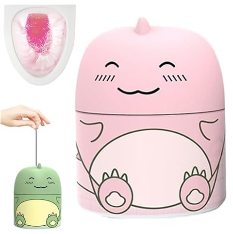 Nettoyant WC et désodorisant miracle, flacon nettoyant pour cuvette en forme de dinosaure, nettoyant pour réservoir de toilettes, élimine les odeurs et les taches (1, Ross)