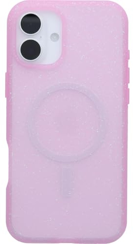 OtterBox iPhone 16 Plus Symmetry Series Soft Touch per MagSafe - Rosa cipria trasparente