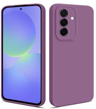HSP Hülle für Samsung Galaxy A36 5G – Matt, Stoßfest & Passgenau | Durchgefärbtes TPU Silikon Case mit Kameraschutz, Anti-Fingerprint & Staubschutz – Flieder