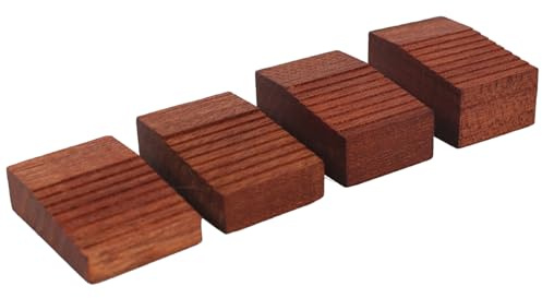 Gitarren-Setup-Blöcke, 4 Stück schwimmender -Trem-Keil aus Holz für | Gitarre – multifunktionale, einfache Saitenwechsel-Werkzeuge, wiederverwendbares Gitarrenzubehör für E-Gitarre