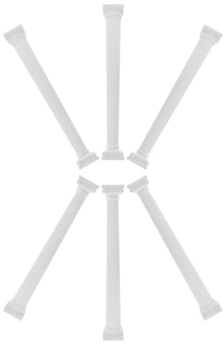 SNGUOQ 12 Stück römische Säulen, dekorative Skulptur, Mini-Gips, Hochzeit, Foto-Requisite, DIY-Tisch, griechische Säule, Szene, Modell, Zubehör Für Mehrschichtige Torten