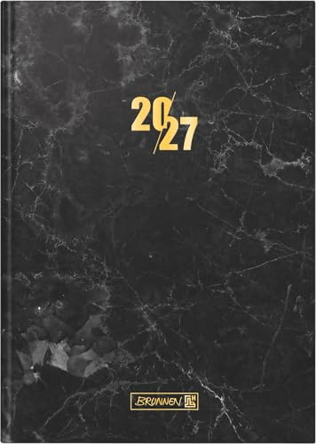 BRUNNEN Buchkalender Mod. 795 2027 „Graphite“ | A5, Papier
