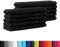 BaSaTex 10er Pack Frottee Gästetücher Set 30x50, Gästetuch aus 100% Baumwolle Öko-Tex Made in Green, Farbe Schwarz