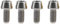 Yaruijia Titanschraube M4 x 8 15 20 mm Inbusschrauben für MTB Rennrad Bremsteile 4 Stück (M4 x 8 mm, Titan)