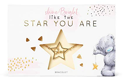 Me to You 'Shine' Star-Shaped Bracelet - Official Collection, Gold,Grey,Pink