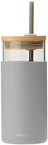 Avanti 12435 Bicchiere da frullato in vetro, capacità 500 ml, grigio