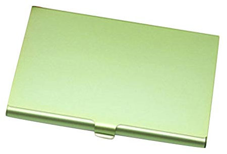 Clenp 8 Couleurs Mode Nouveau Porte-Cartes De Crédit en Alliage D'aluminium Portable Crédit Affaires Porte-Carte D'identité Portefeuilles Boîtes Housse Vert Taille