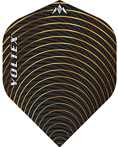 Mission Solo Dart Flights Standard UV Finish 5 Sets robust dick (Voltex) 15 Stück