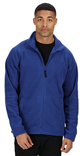 Regatta Men's Thor Iii Fleece Zip with Quick Dry Property, Men's, Dark Royal Blue, 5XL