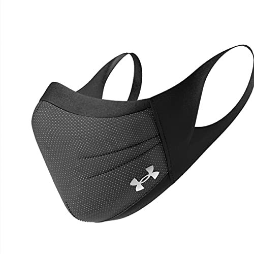 Under Armour Adult Sports Mask , Black (001)/White , Small/Medium