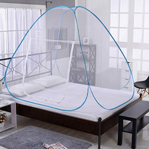 Rowentauk Tente de moustiquaire Pop-up Anti piqûres de moustiques auvent de lit Design Pliant pour Camping extérieur intérieur