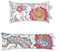Pip Studio Dekokissen Tree of Life White Weiß Blüten Baum Zweige Früchte Wendeoptik Streifen Perkal, Größe:30 x 90 cm