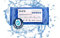 Pura Flushable Moist Toilet Tissue Wipes, 1 Pack of 40 Wet Wipes, 100% Plastic Free, 99% Water Clean Washlets, Certified ‘Fine to Flush’ Biodegradable, Compostable, Vegan, Gentle Clean