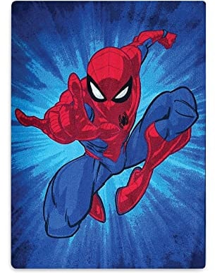 Marvel Spider-Man Klassischer bedruckter Teppich für den Innenbereich, Akzent-Teppiche für Wohnzimmer und Schlafzimmer, Comicbuch-Geschenke und Sammlerstücke, 183x132 cm