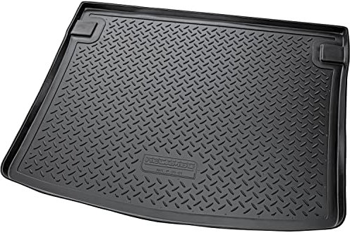 Recambo Gummi Kofferraumwanne Premium passend für VW Caddy III, Caddy IV | ab 2003 | Zwei Schiebetüren | passgenau mit Rand