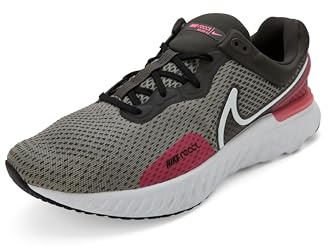 Nike DD0490-200 Nike React Miler 3 Men Medium ASH/White-Hyper Pink-Black UK 7