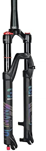 NANLIO Bicycle Suspension 26/27.5/29 inch Air Fork Rebound Adjustment MTB Straight RL/LO Mountain Fork for Bike QR 100x9MM (MATE-29Cone-manual)