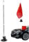Telescopic Flag Pole Car Flag Pole Holder with Air Suction Mount Outdoor Suction Cup Flag Holder for Car Truck Boat and Vehicle