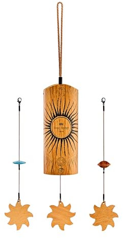 Sonic Energy Cosmic Bamboo Chime Sol – Klangspiel Tag, 432 Hz – Für Meditation, Therapie, zur Dekoration – Inkl. Ersatzpendel (CBCSOL)