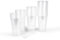 Inoverse 2000 Stück Plastikbecher Trinkbecher, 0,3 L Transparent Ausschankbecher, Partybecher Kunststoff, Plastik Becher, Partygeschirr, Bierbecher, Wasserbecher