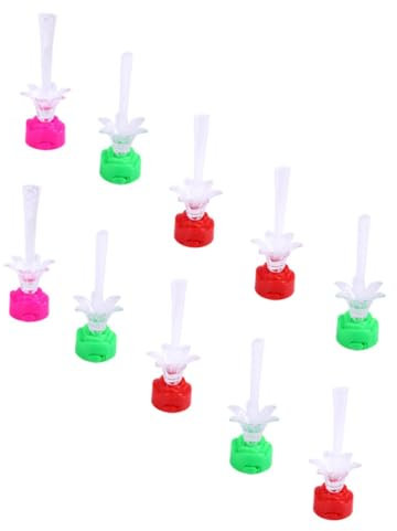 ABOOFAN 10 Stücke Rose Nacht Lampen Dekorative Lichter Nacht Lampe Tabletop Chic und für