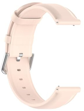 Lederarmband Kompatibel mit Polar Ignite/Ignite 2/Ignite 3 Armbänder, 20mm Weiche Ersatzriemen Leder Uhrenarmbänder Ersatzarmband Wasserdicht Replacement Armband Zubehör Uhrenarmband, Rosa