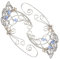 1 Paar Blatt Elfen Ohrclip Ohrringe Handgefertigte Feen Ohren Manschetten FüR Frauen Ideal FüR Halloween Cosplay Hochzeiten Feenpartys Geschenkideen