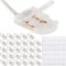 EatPitaya 30Pcs CR2032 Battery Holder 1x 3V Coin Cell Battery Holder Socket Battery Storage Boxes and Wire Lead ON-OFF Switch with Double sided tape
