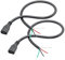 Connecteur micro USB court vers 4 broches Bare Wire 11 pouces, connecteur femelle 5 V/3 A 4 broches Pigtail Wire Open End Alimentation et câble de données, pour appareils installés ou remplacement