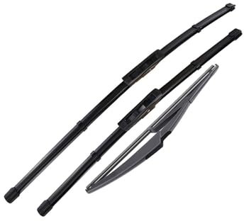 Escobillas Coche Para Dacia Para Renaultes Para Sandero 2015 2016 2017 2018 2019 Juego De Limpiaparabrisas Delantero Y Trasero Cepillo Para Parabrisas 22+19+11