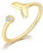 Accessories Ringe Ringschmuck Damen Herren Verstellbare kleine Meerjungfrau Ringe für Damen Fairy Tail Ring mit Öffnung
