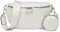 Travistar Bauchtasche Damen Cord Crossbody Bag Damen mit Breiter Gurt Geldbörse Kreditkartenfächer Klein Umhängetasche Damen Gürteltasche Brusttasche Damen Hüfttasche für Frauen Cremeweiß